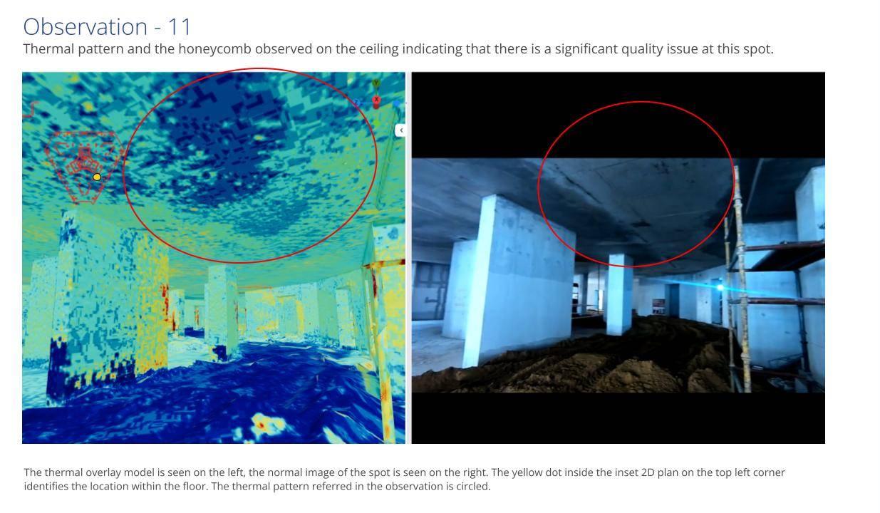 Geometric deviation analysis report for as-built audit